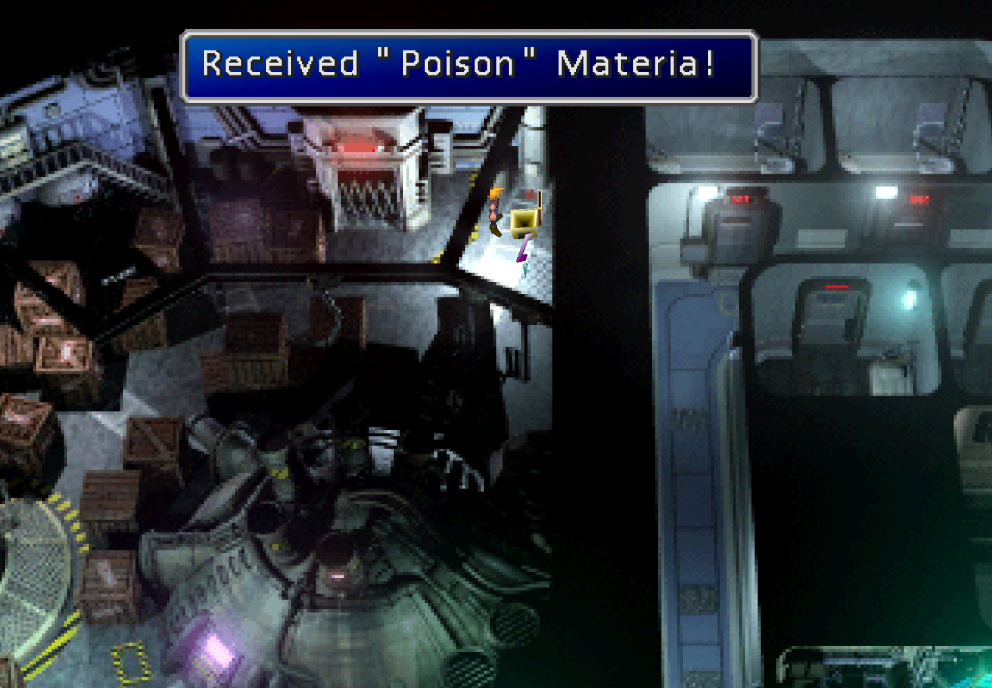 Poison Materia Obtained